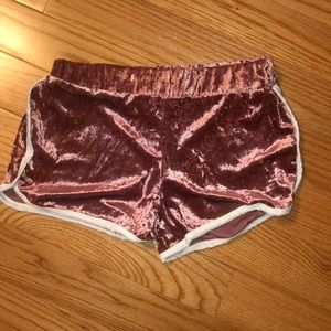 Velvet Pink Shorts